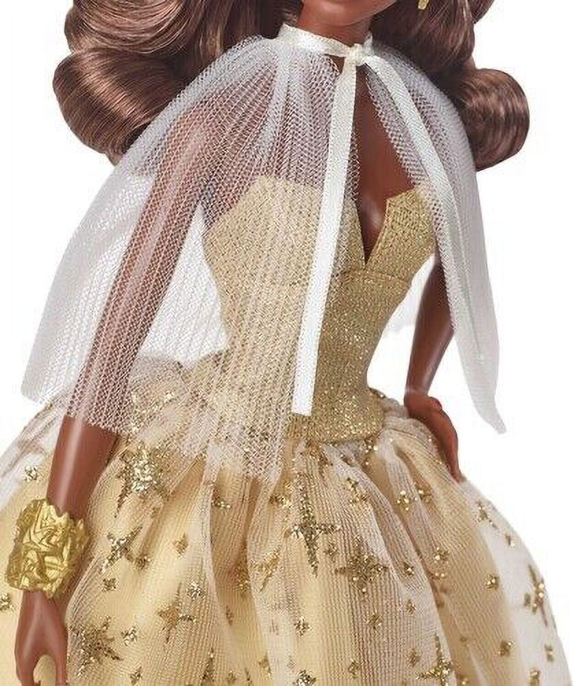 Mattel - 2023 Holiday Doll (Dark Brown Hair) [New Toy] Ltd Ed, Paper Doll, Col