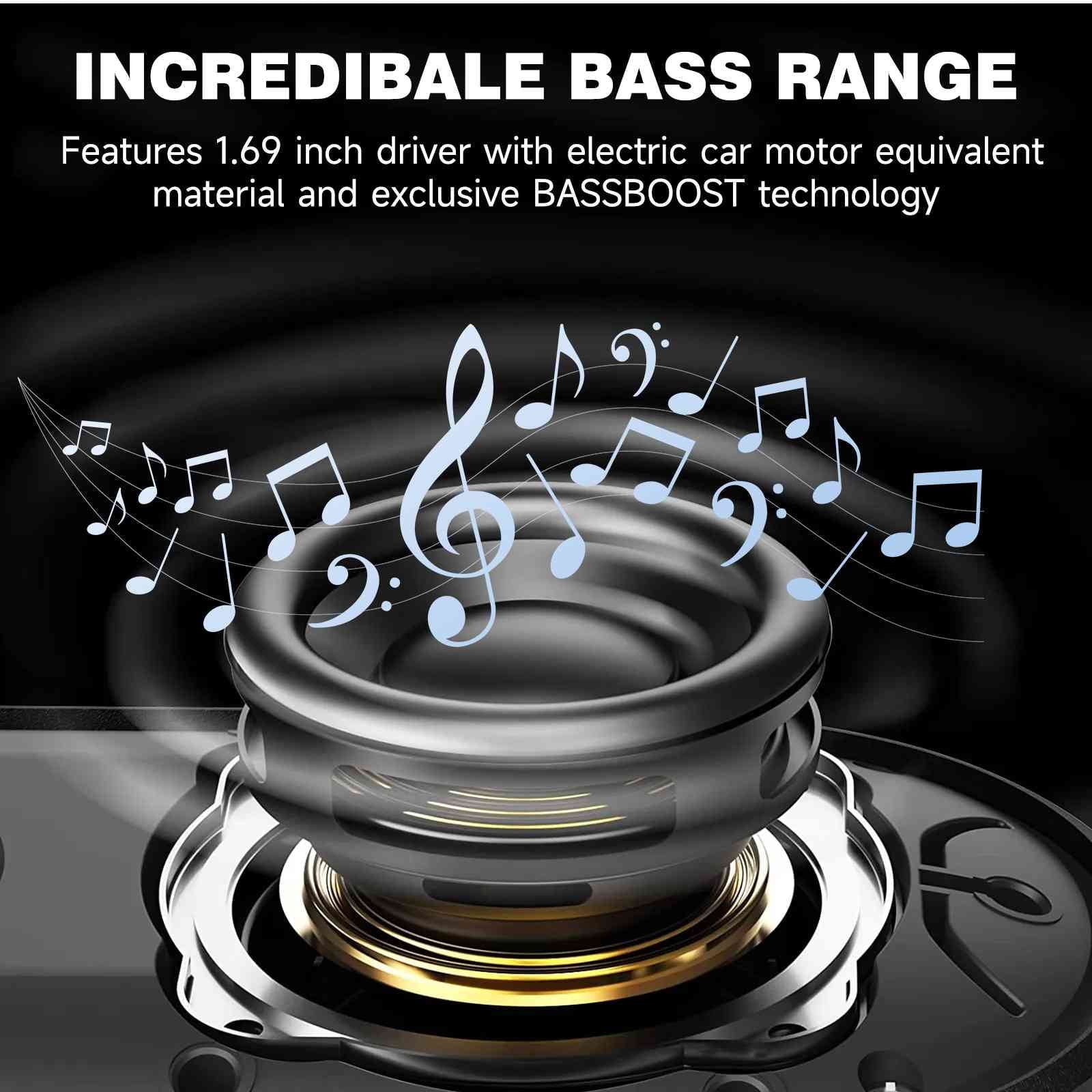 UrbanX Bluetooth 5.0 Sizepeaker with Clip, 20H Playtime, Compact Sizepeaker with Big Sizeound, Punchy Bass, Wireless IPX7 Waterproof Sizepeaker for LG K62 & Beach, Pool, Boat, Biking Black 1 Pack