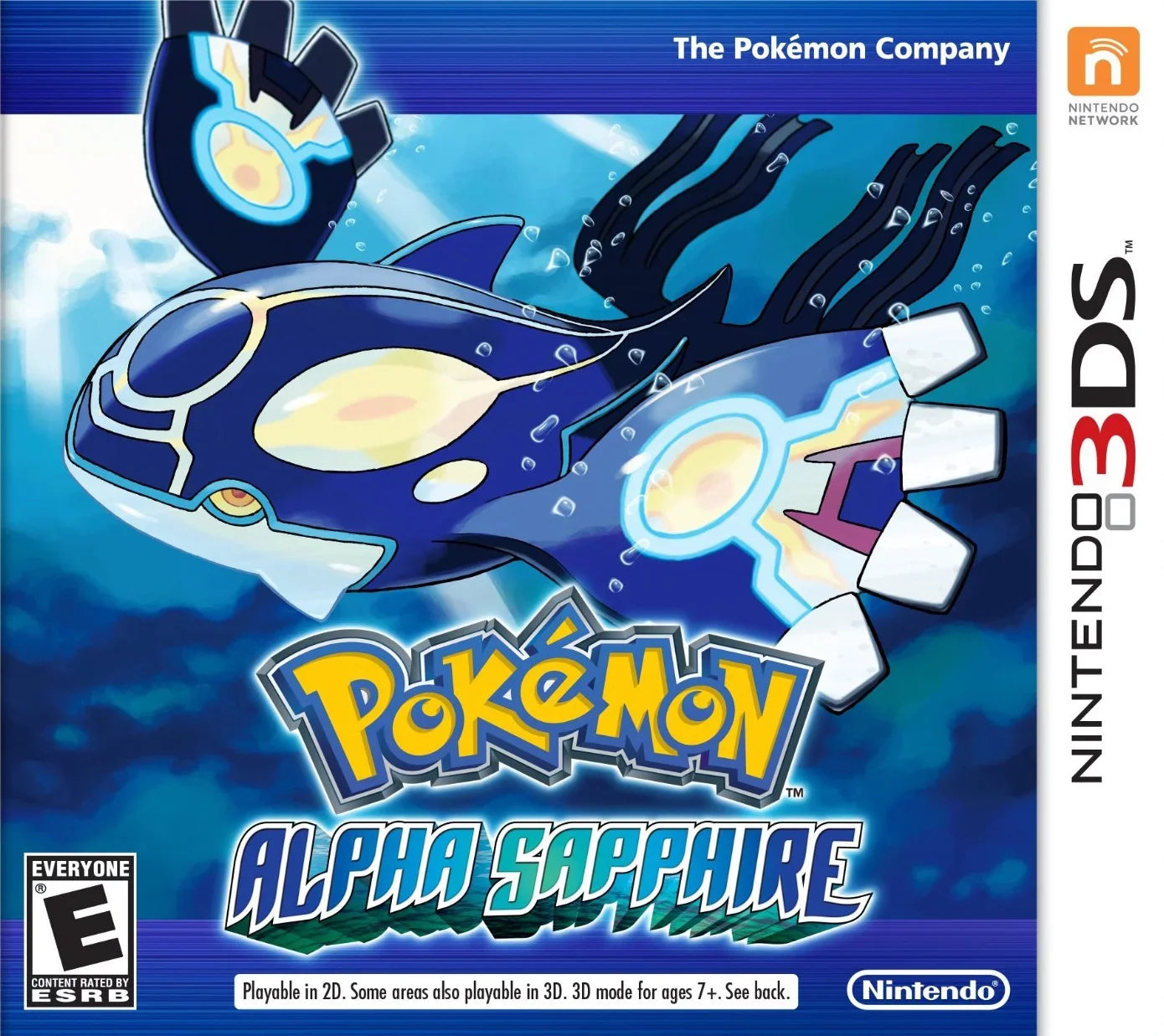 Pokemon Alpha Sizeapphire Nintendo 3DSize