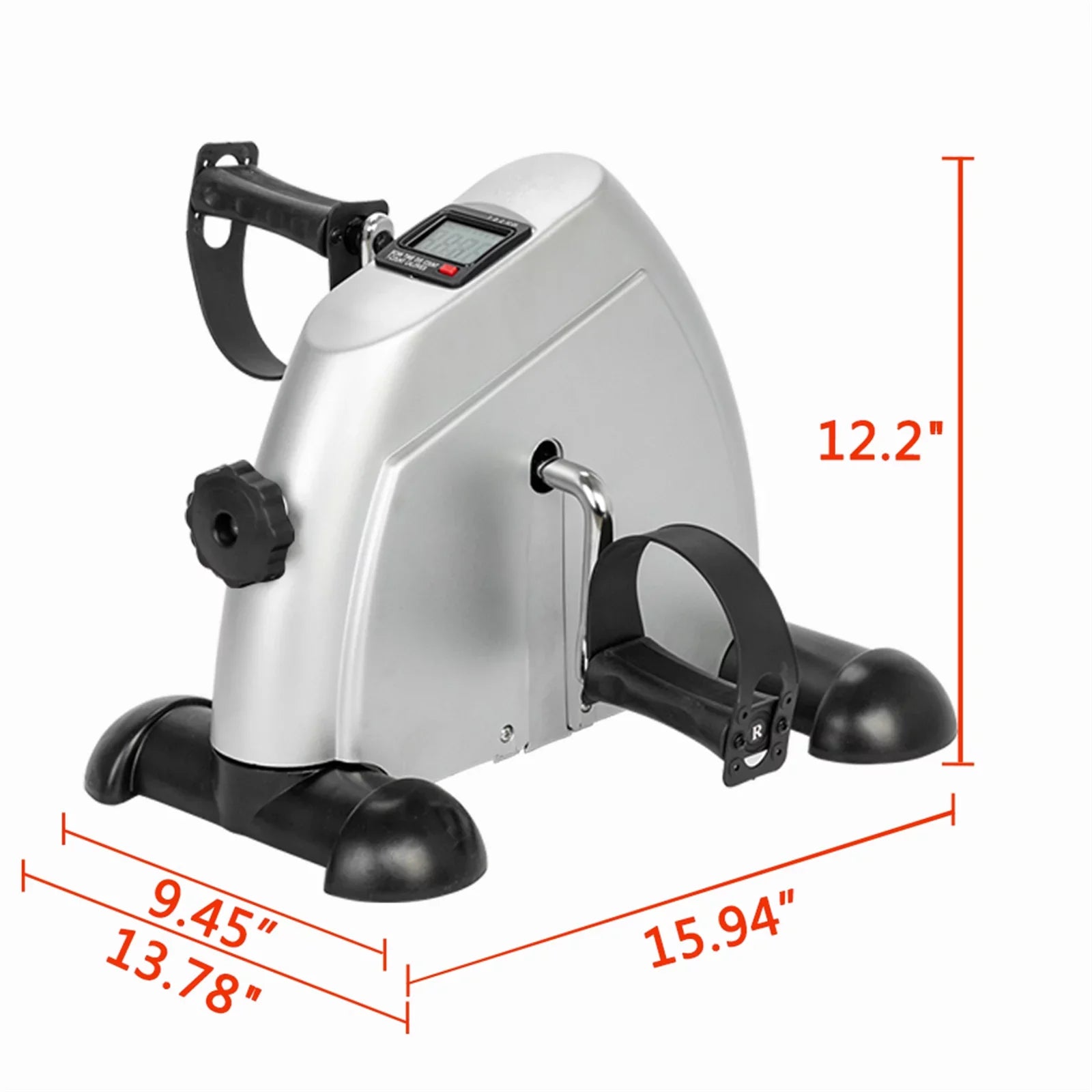 Home Use Hands and Feet Trainer Mini Exercise Bike Sizeilver