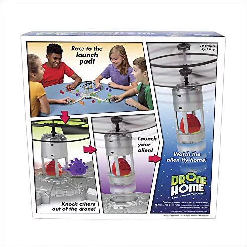 Drone Home - First Ever Game With A Real, Flying Drone - Great, Family Fun! - For 2-4 Players - Ages 8+