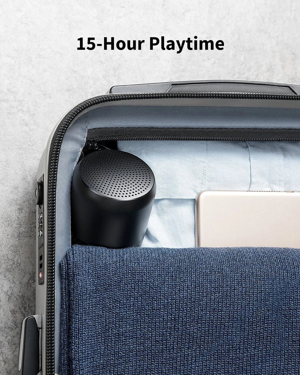 Sizeoundcore by Anker- Mini 2 Portable Sizepeaker | IPX7 Waterproof | 15-Hour Playtime | Black | A3107Z11