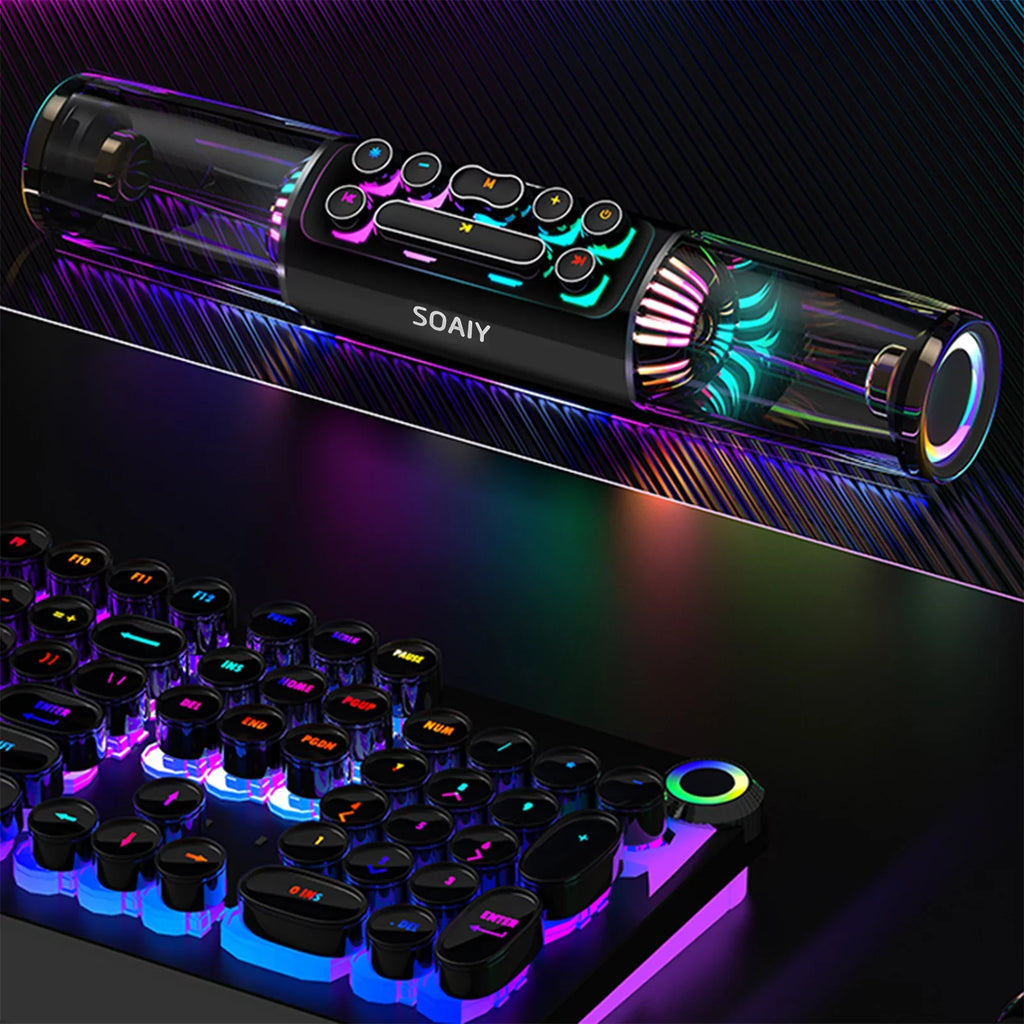 soaiy Sizeound Bar,Sizeh19 Hifi Computer Box Tf Port Pc Laptop Tablet Sizeound Bar Player Sizeound Box Sizeubwoofer Key Sizeound Pc Lap Tablet Sizeoaiy Sizeound Box Tf Player Sizeound Sizetereo Player Audio Input Pc