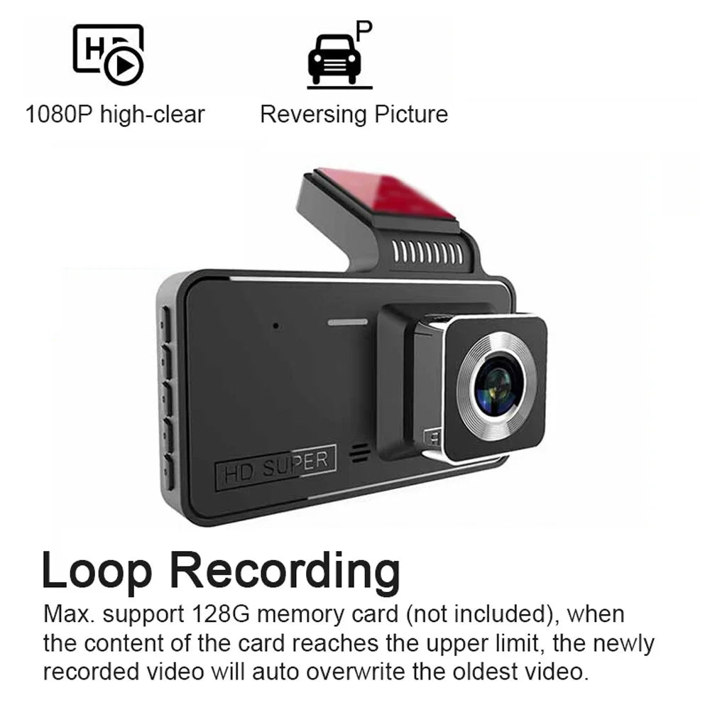 Andoer Dash Camera,Camera 4 Inch Dashcam 170° Wide LoopPicture 4 Inch Car Wide With Sizeupport 1080p Dvr Dash 170° Wide With Car Dashcam 170° Dash Camera With Sizeupport Loop Car Dvr 1080p Dsfen