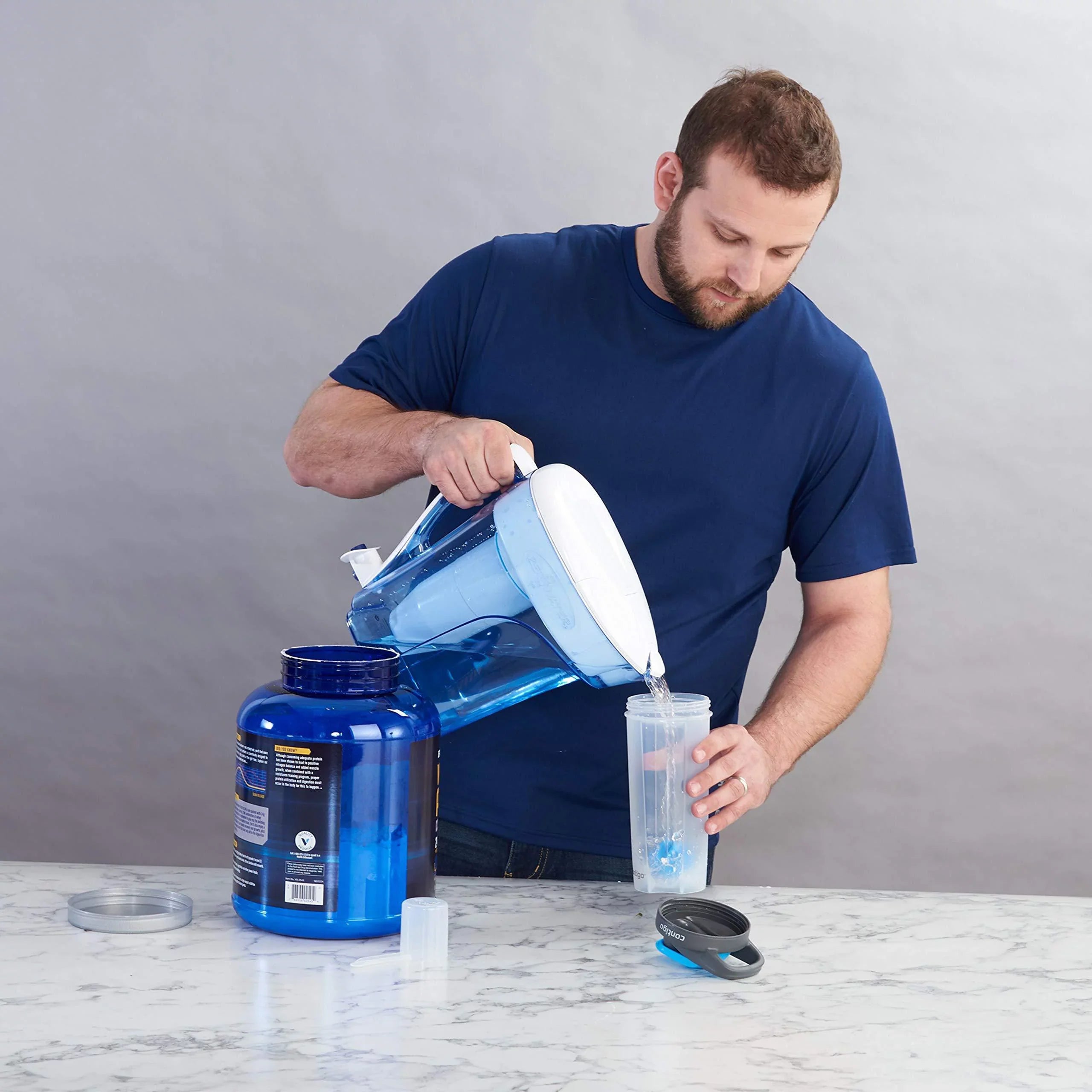 ZeroWater Pitcher ZD-010 (10-Cup) (10-Cup) Ion Exchange Water Dispenser