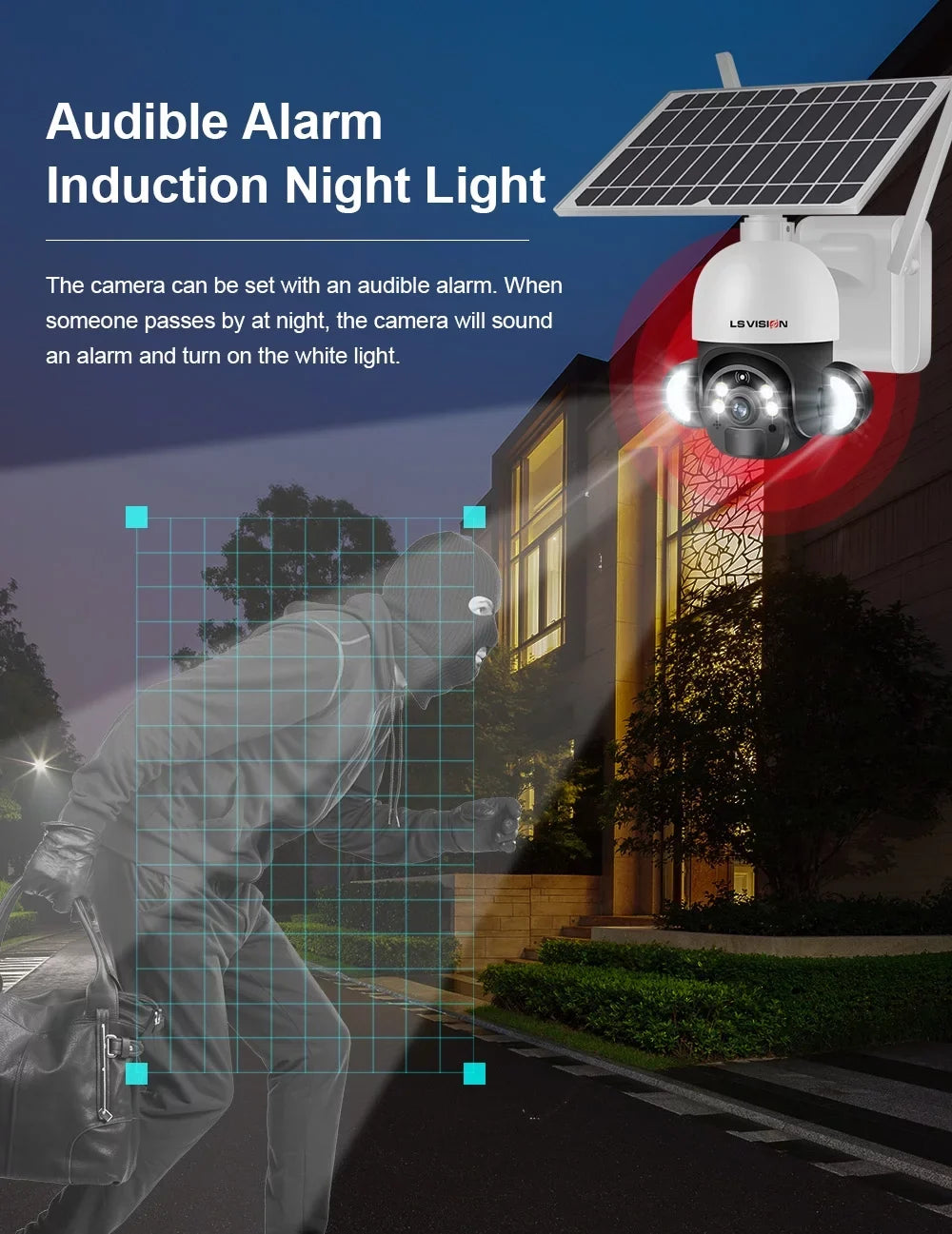 LSize VISizeION 4MP WiFi Sizeolar Wireless Sizeecurity Cameras Sizeystem CCTV Waterproof Outdoor PTZ