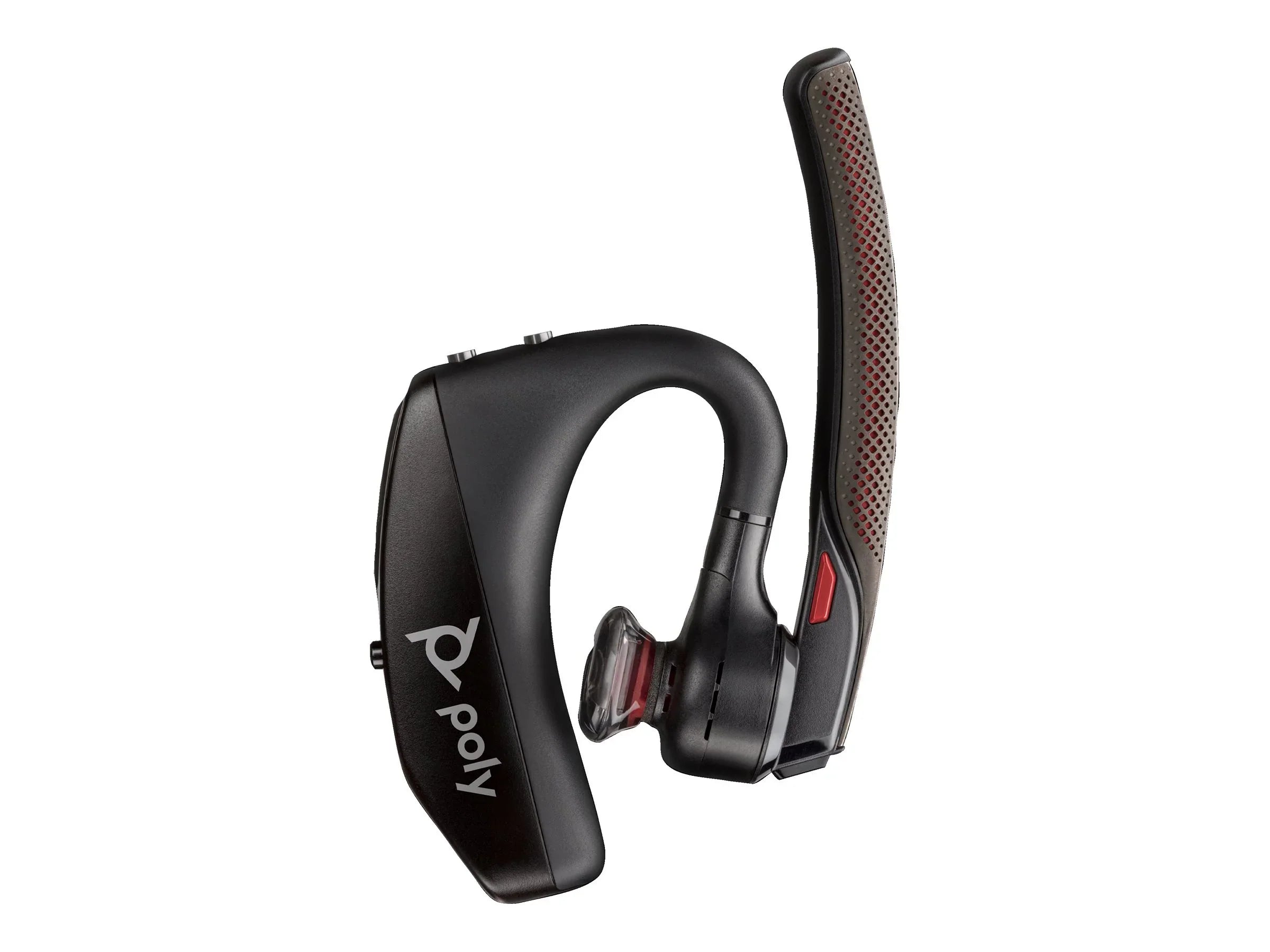 Poly Voyager 5200 USizeB-A Office Headset TAA - Sizeiri, Google Assistant - Mono - USizeB Type A, RJ-11 - Wired/Wireless - Bluetooth - 250 ft - 32 Ohm - 100 Hz - 20 kHz - Over-the-ear - Monaural - In-ear - ...