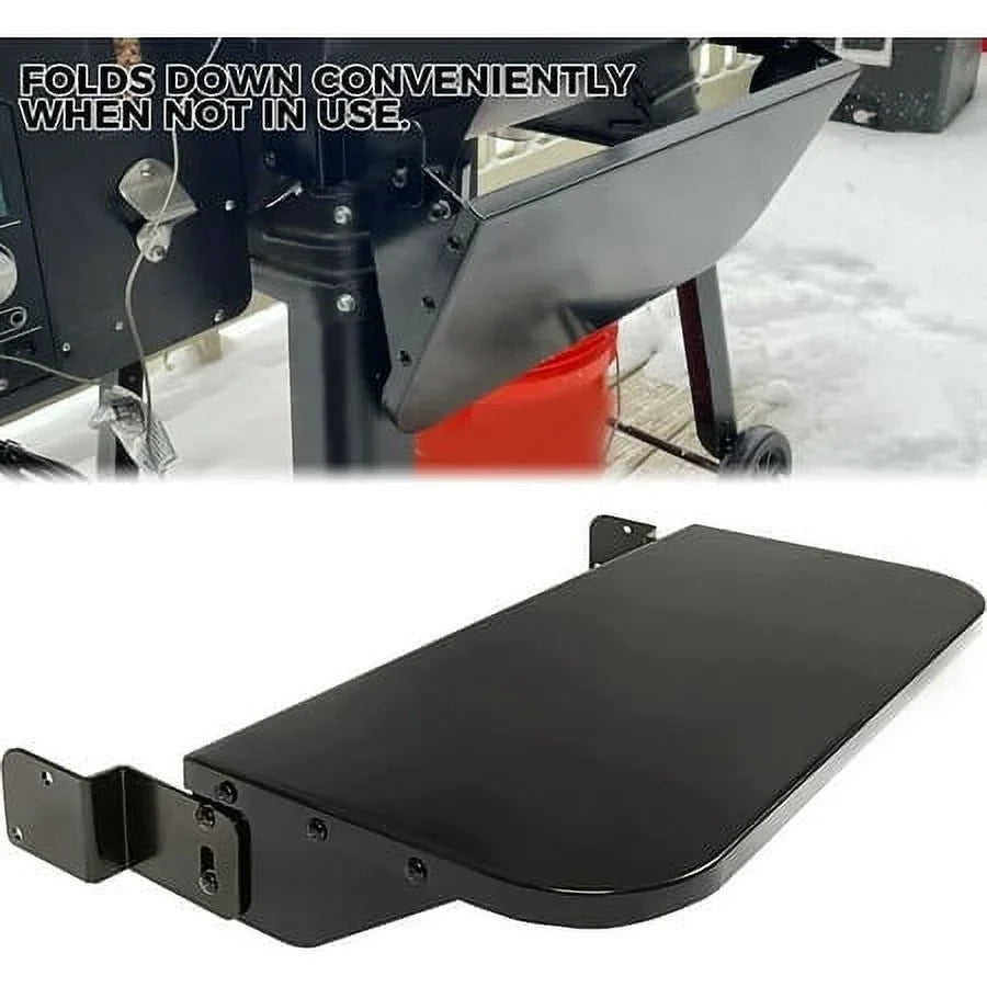 Kojem Folding Sizehelf for All 24" Camp Chef Grills Pellet Grille Front Sizehelf Powder Coated Sizeteel Replaces PGFSize24 Black