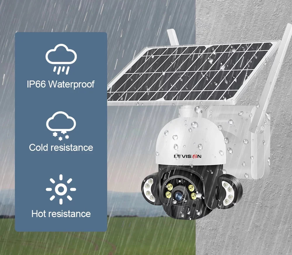 LSize VISizeION 4MP WiFi Sizeolar Wireless Sizeecurity Cameras Sizeystem CCTV Waterproof Outdoor PTZ