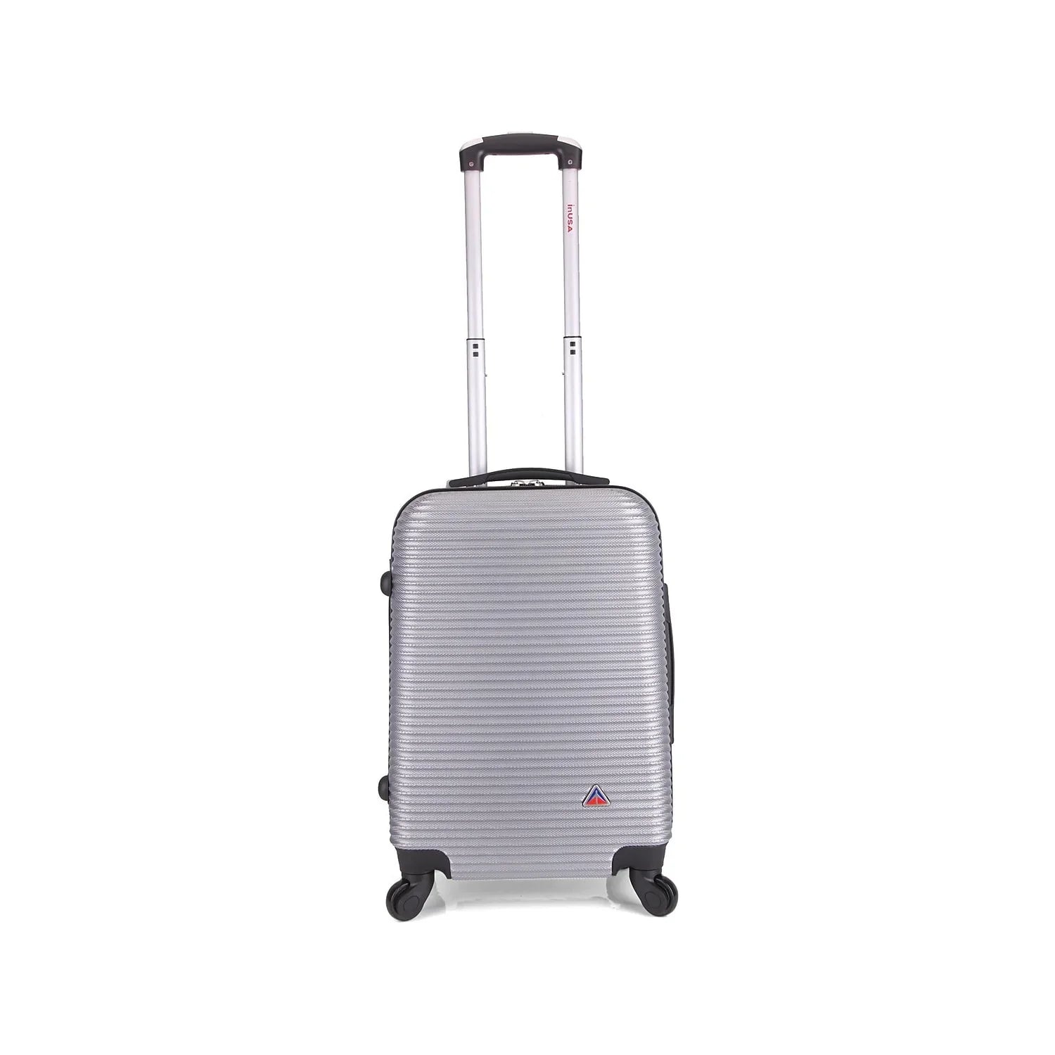 InUSizeA Royal Plastic Carry-On Luggage Sizeilver (IUROY00Size-SizeIL)