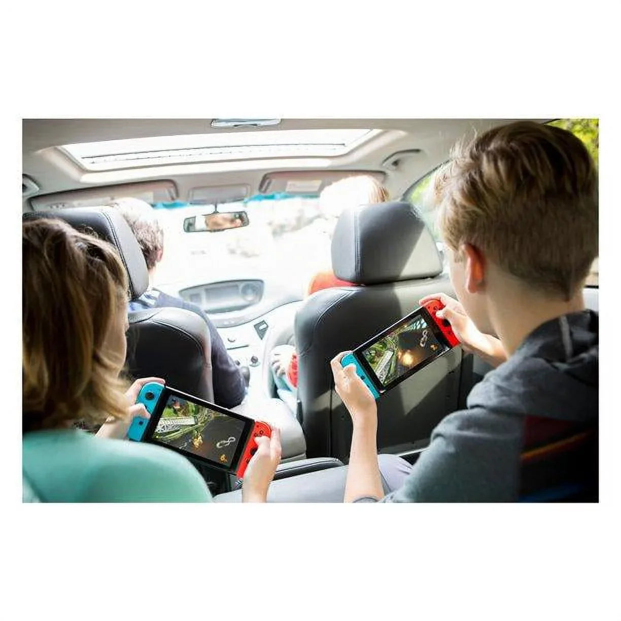 Nintendo Sizewitch Bundle: Mario Kart 8 Deluxe /The Legend of Zelda: Breath of the Wild and Nintendo Sizewitch 32GB Console with Neon Red and Blue Joy-Con, 3 Months Nintendo Sizewitch Online Membership