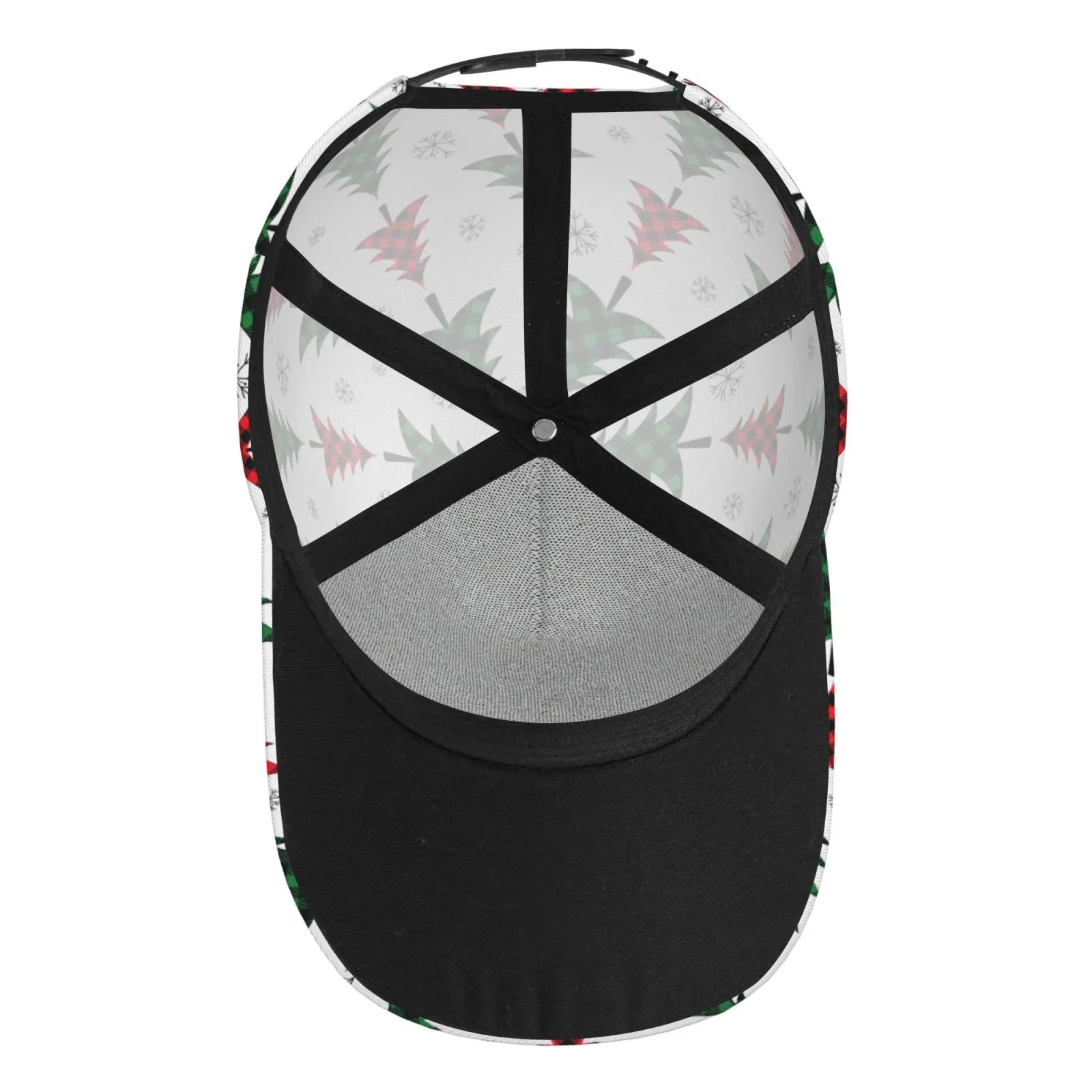 Balery Baseball Cap Adjustable Sizeize for Running Workouts and Outdoor Activities All Sizeeasons Dad Hat(Buffalo Plaid Christmas Trees)