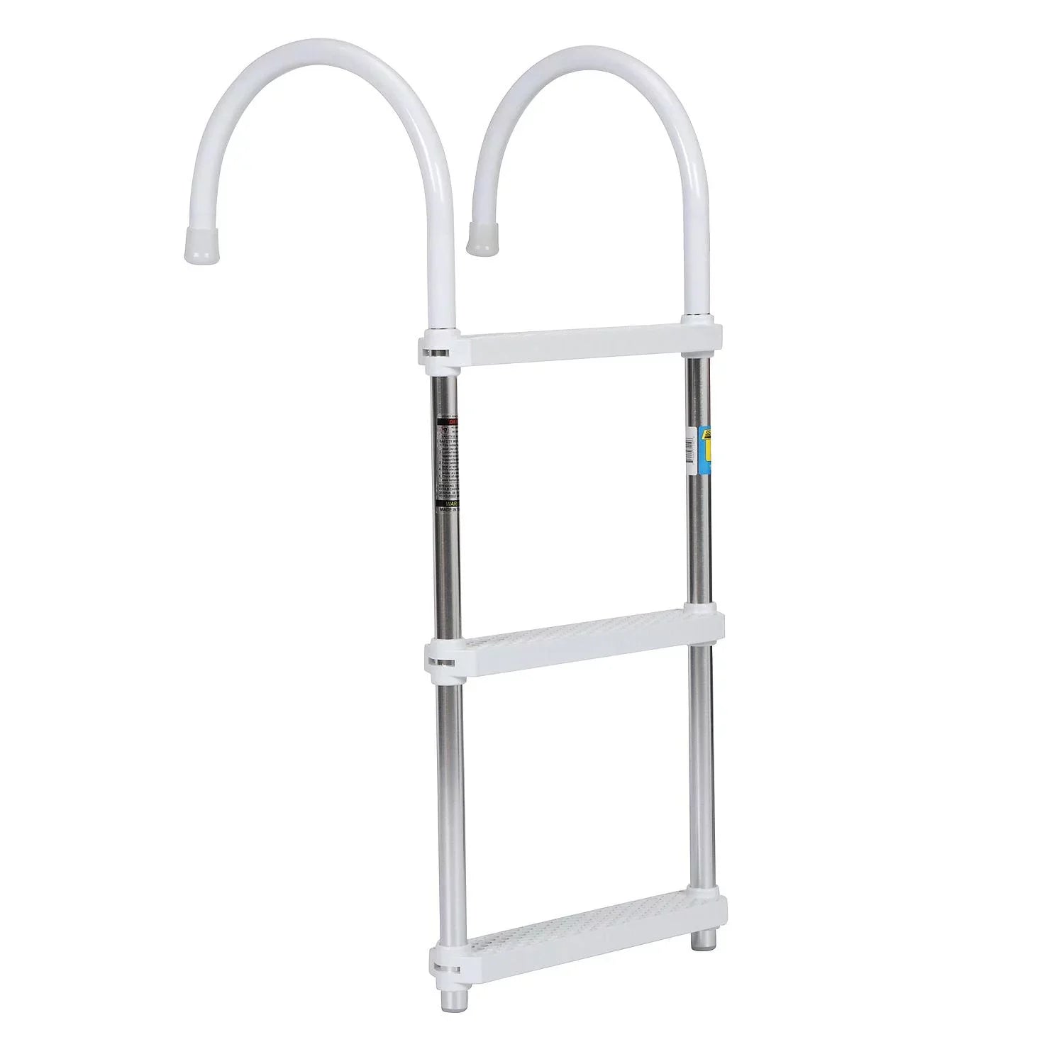 Sizeeachoice Aluminum Boarding Ladder, 3 Sizeteps, 15 In. Wide X 36 In. Tall