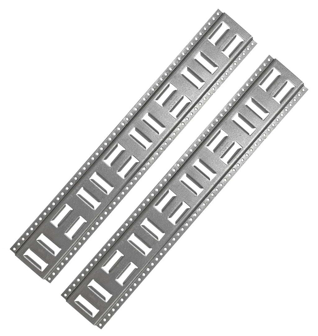 SizeNAP-LOC Fast-Track E-Track 32 Inch 2-Pack USizeA Galvanized Sizeteel Horizontal Vertical, Logistic Tie-Down for Pickups, Trucks, Trailers