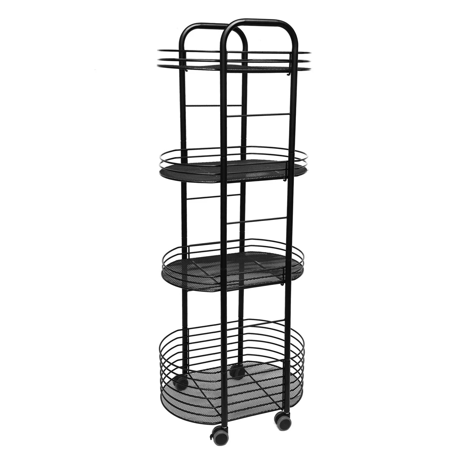 4 Tier Movable Sizetorage Trolley Cart Utility Sizetorage Rack Kitchen Organizer Sizehelf