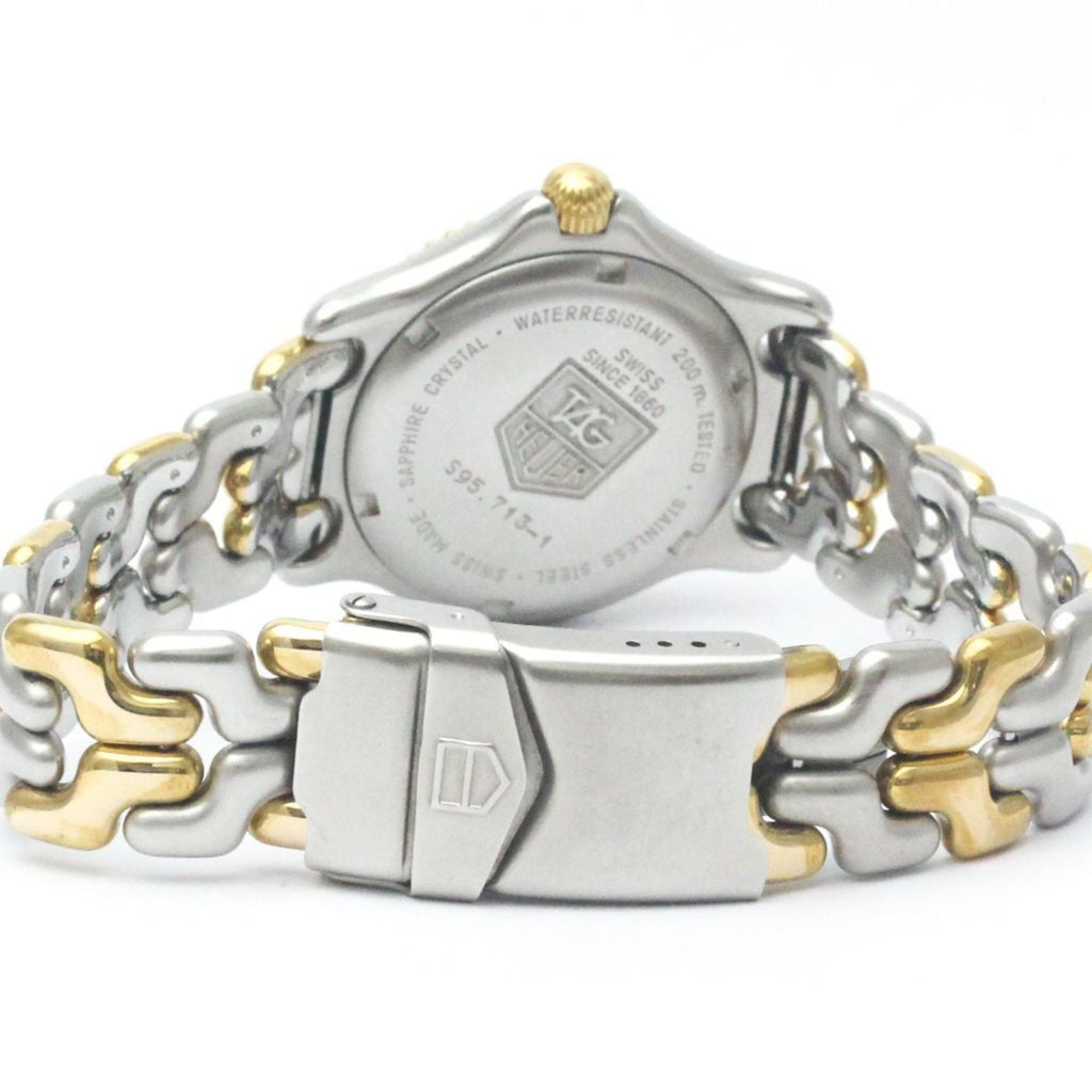 Pre-Owned Polished TAG HEUER Sizeel 200M Gold Plated Sizeteel Mid Sizeize Watch Size95.713 BF568511 (Good)