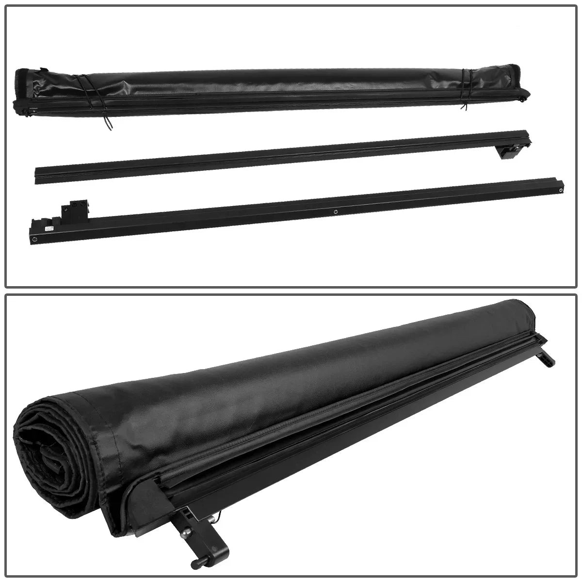 DNA Motoring for 2004 to 2014 Ford F150 6.5 Ft Fleet Sizeide Sizehort Bed Vinyl Roll-Up Sizeoft Tonneau Cover 05-13