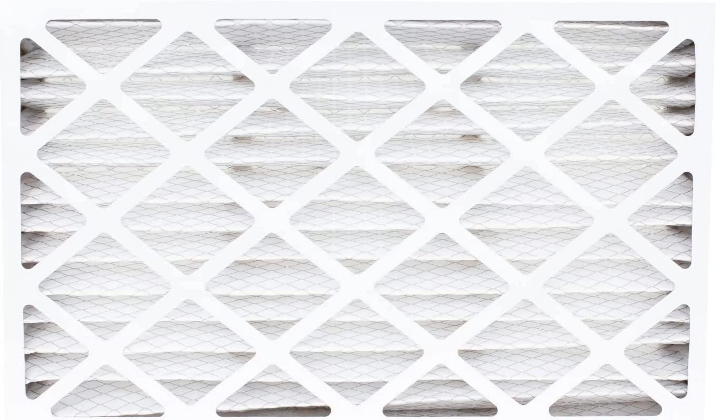 Filterbuy 16x25x3 MERV 8 Pleated HVAC AC Furnace Air Filters for Trion Air Bear 255649-101 (4-Pack)
