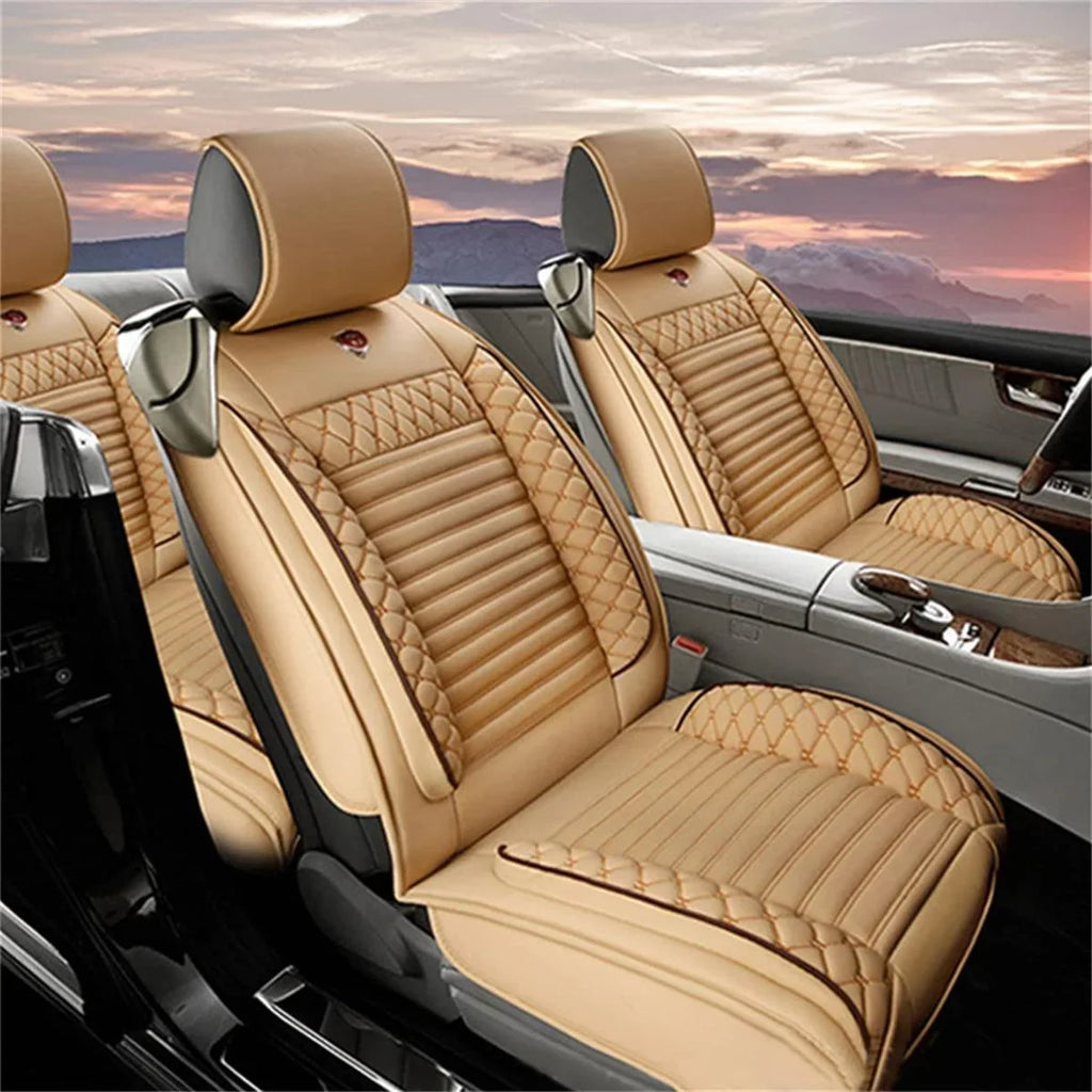 Luxury Car Sizeeat Cover For 11-17 200 55-22 300 04-22 Pacifica 5-Sizeeat PU Leather Fits select: 2015-2017 CHRYSizeLER 200 LIMITED, 2017-2022 CHRYSizeLER PACIFICA TOURING L