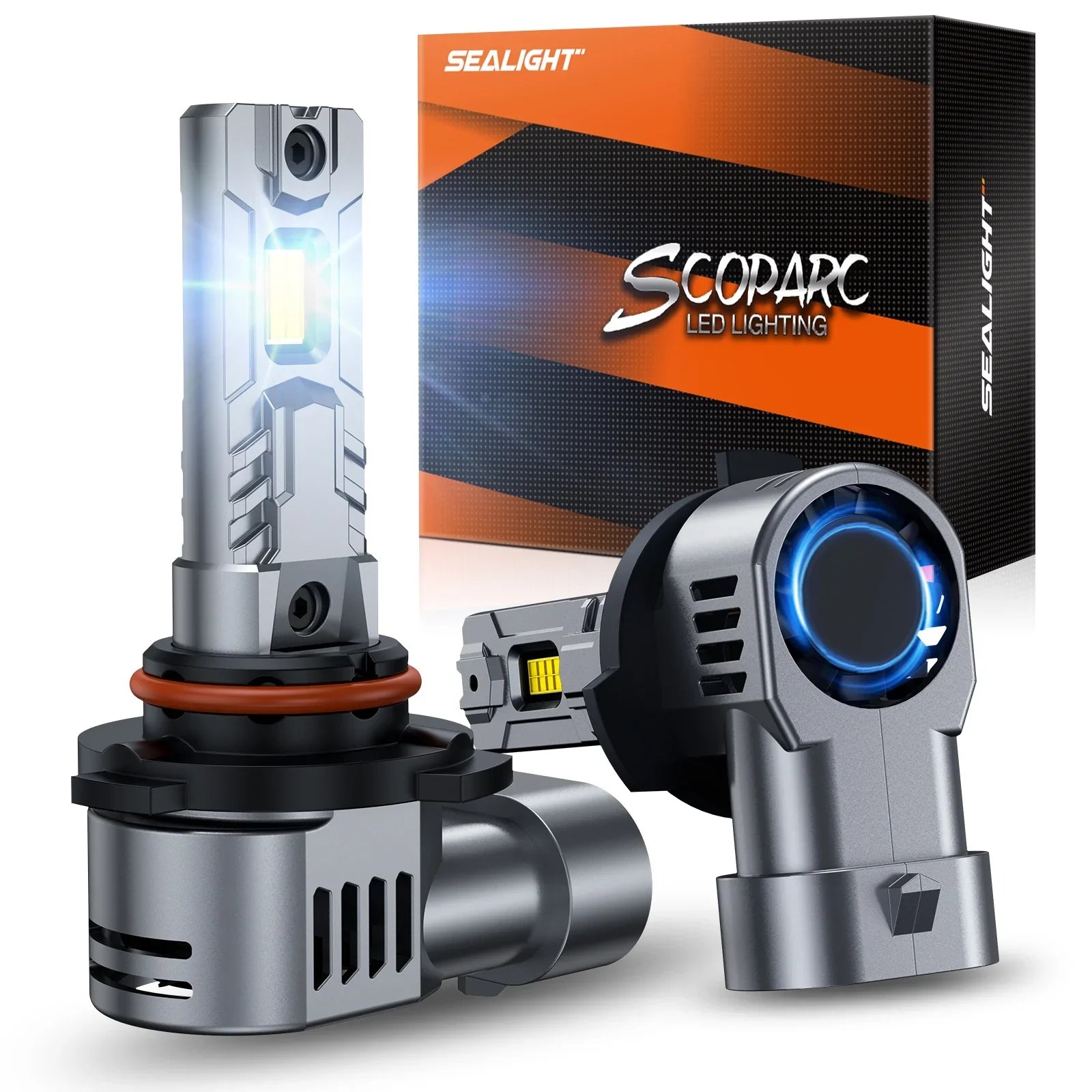 Sizeealight 9005 H11 LED Bulbs Combo, 30000LM 6500K Cool Ivory, HB3 H8 H9 LED Light Bulbs