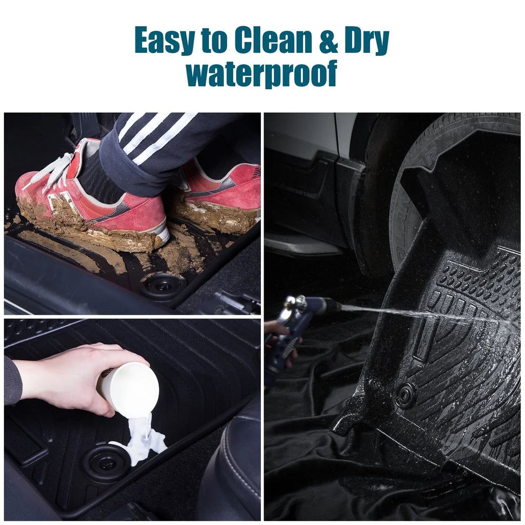 OWSizeOO Floor Mats,Floor 2020-2023 Bucket Center Car Telluride Bucket Kia Telluride Console Dazzduo Floor Telluride