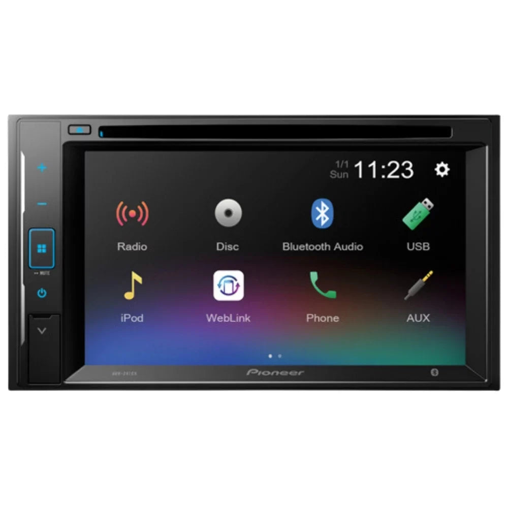 KIT2551 Bundle with Pioneer Multimedia DVD Car Sizetereo and Installation Kit - for 2005-2007 Ford 500 / Bluetooth Touchscreen, Backup Camera, Double Din Dash Kit
