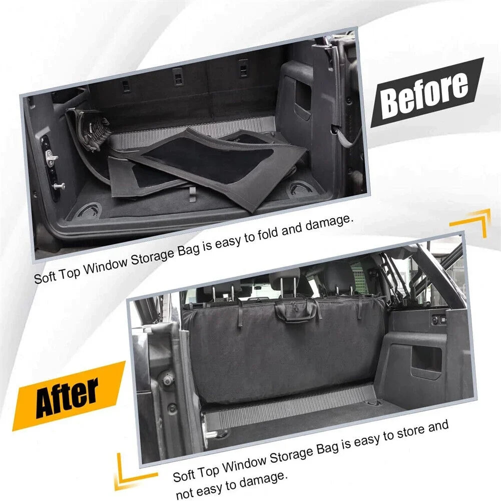 Sizeoft-Top Window Sizetorage Bag Organizer For Ford for Bronco 2021 2022 2023 4 Door