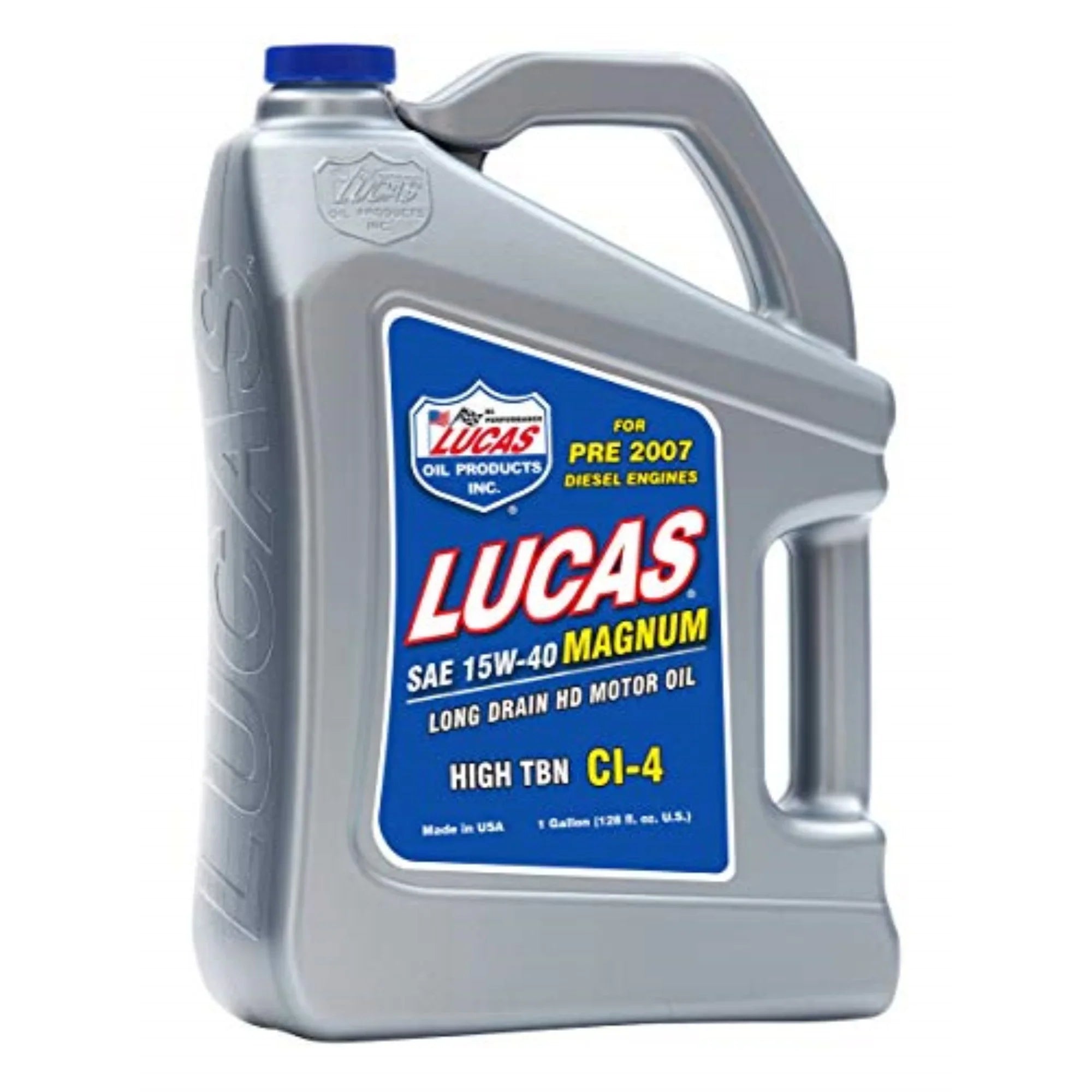 Lucas Oil 10076 128oz. 15-40 Heavy Duty High TBN Truck Motor Oil
