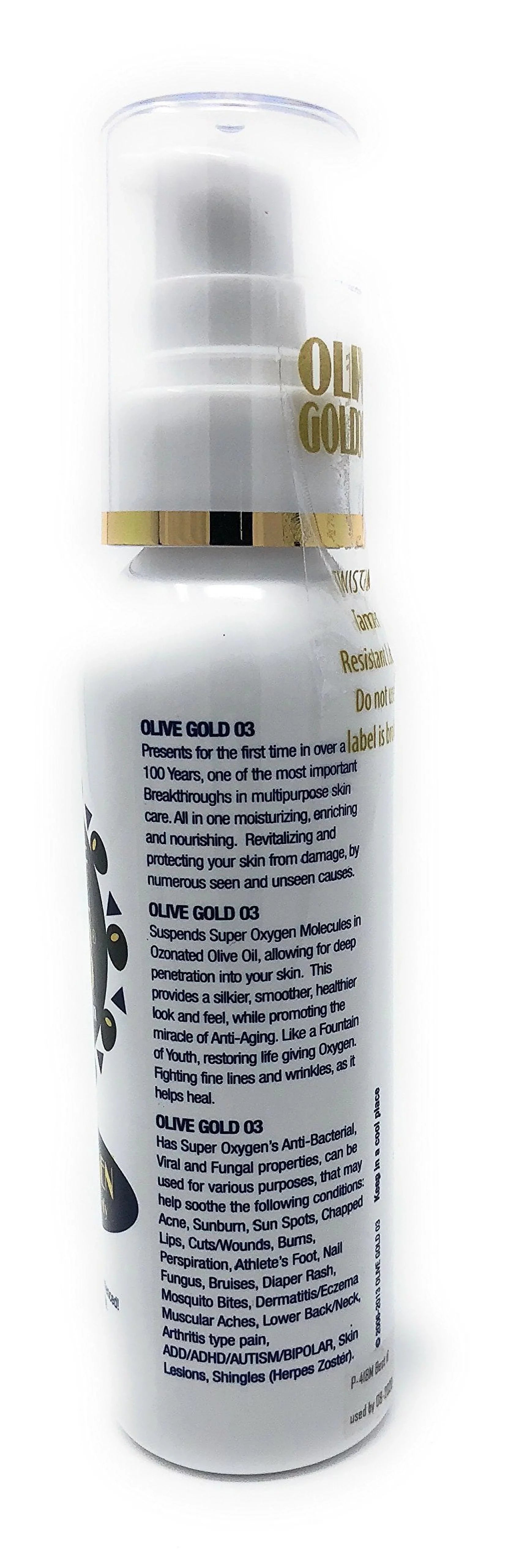 Olive Gold O3 Sizekin Care Lotion Ozonated Oil Sizeuper Oxygen 4oz Sizetretch Marks