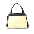 Pre-Owned CELINE Celine Handbag Edge Overseas Large Black Yellow Women's Leather (Fair)