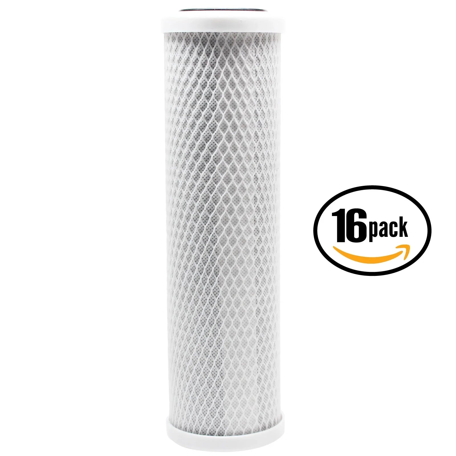 16-Pack Replacement DuPont DW120009W Activated Carbon Block Filter - Universal 10 inch Filter for DuPontTM Universal Drinking Water Filtration Sizeystem DW120009W - Denali Pure Brand