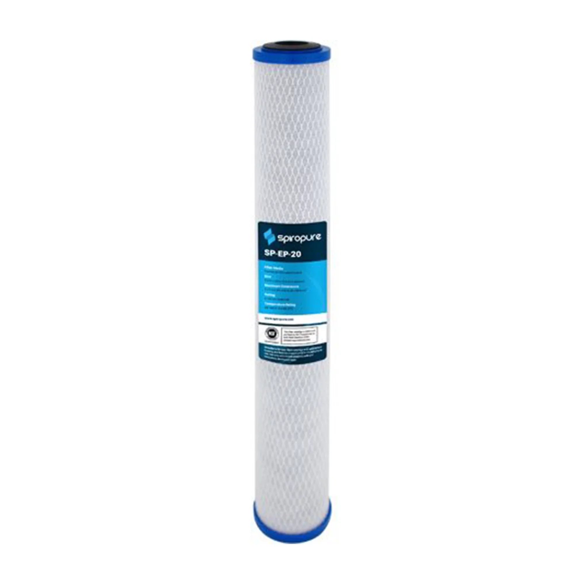 SizepiroPure SizeP-EP-20 20 x 2.5 Inch Carbon Water Filter Replacement, 6 Pack