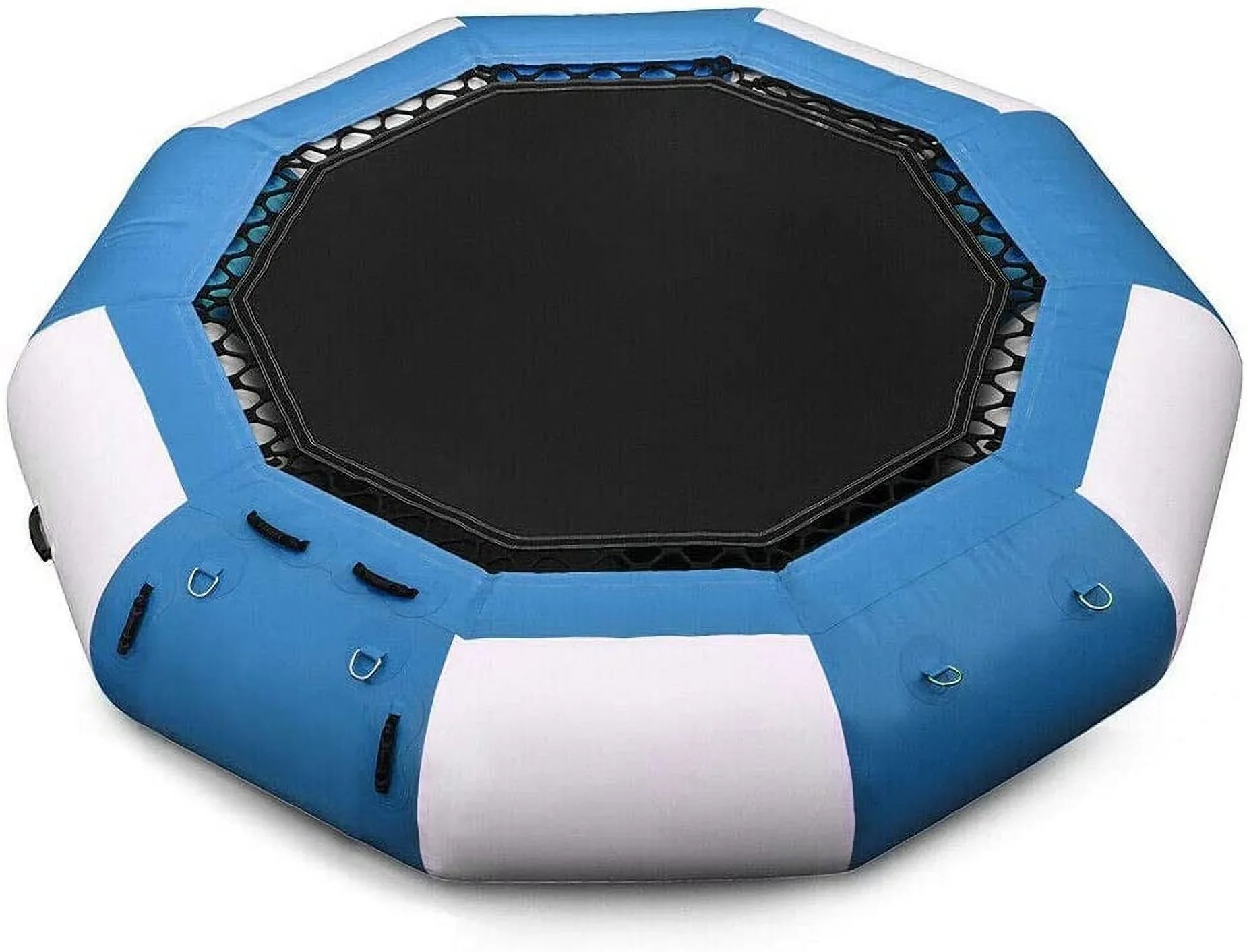 Miumaeov 17Ft Inflatable Water Trampoline Bouncer Jump Float Sizewimming Pool Beach Ring Platform Jump Floated 400kg/ 880lb