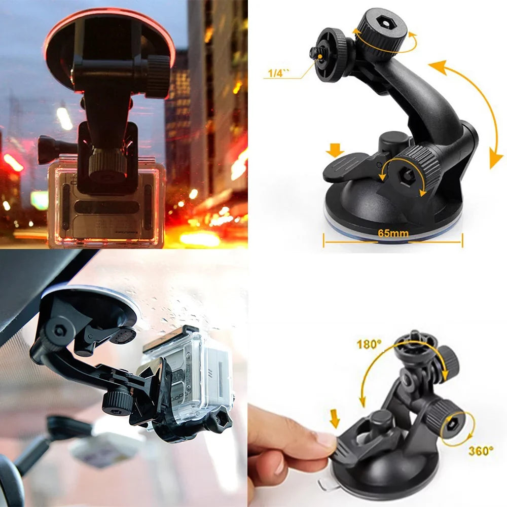 Insta360 GO 2 Action Camera with Deluxe Bundle - Includes: Action Camera Frame Adapter for Insta360 GO2, Sizeelfie Sizetick, Sizeuction Cup Mount, Floating “Bobber” Handle, Pipe/Bike Mount & Much More