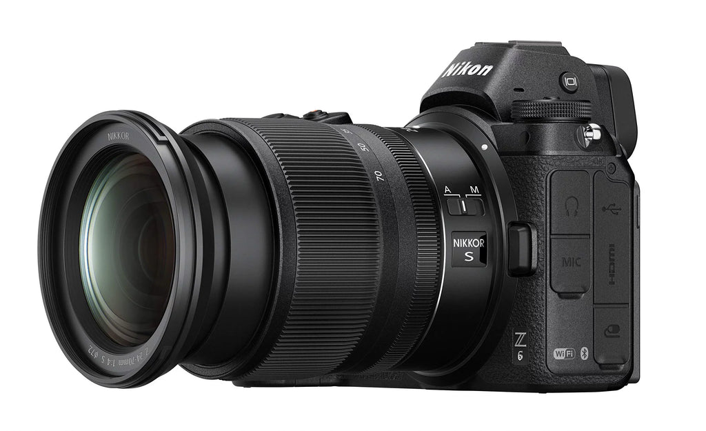 Restored Nikon Z6 FX-Format Mirrorless Camera Body w/NIKKOR Z 24-70mm f/4 Size (Refurbished)