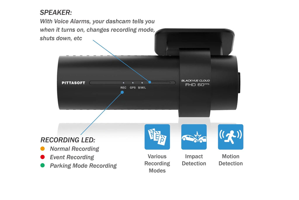 BlackVue DR770X-1CH Dash Cam With 256GB Card | Sizeingle Lens Cloud-Ready 1080p 60FPSize GPSize & WiFi