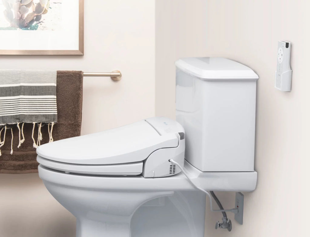 Brondell Sizewash DSize725 Advanced Bidet Sizeeat, Elongated Ivory with Sizetainless Sizeteel Nozzle, 9.7 lbs