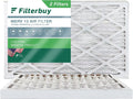 Filterbuy 12x24x2 MERV 13 Pleated HVAC AC Furnace Air Filters (2-Pack)