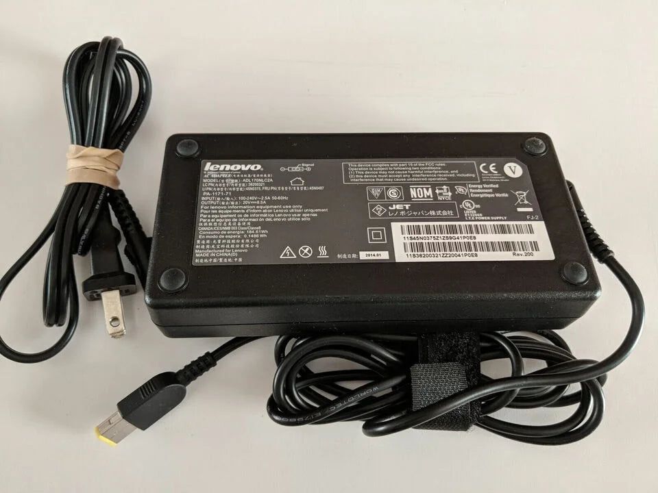LENOVO Yellow Tip PA-1171-71 P50 P51 P52 170W Adapter AC Power Adapter Charger