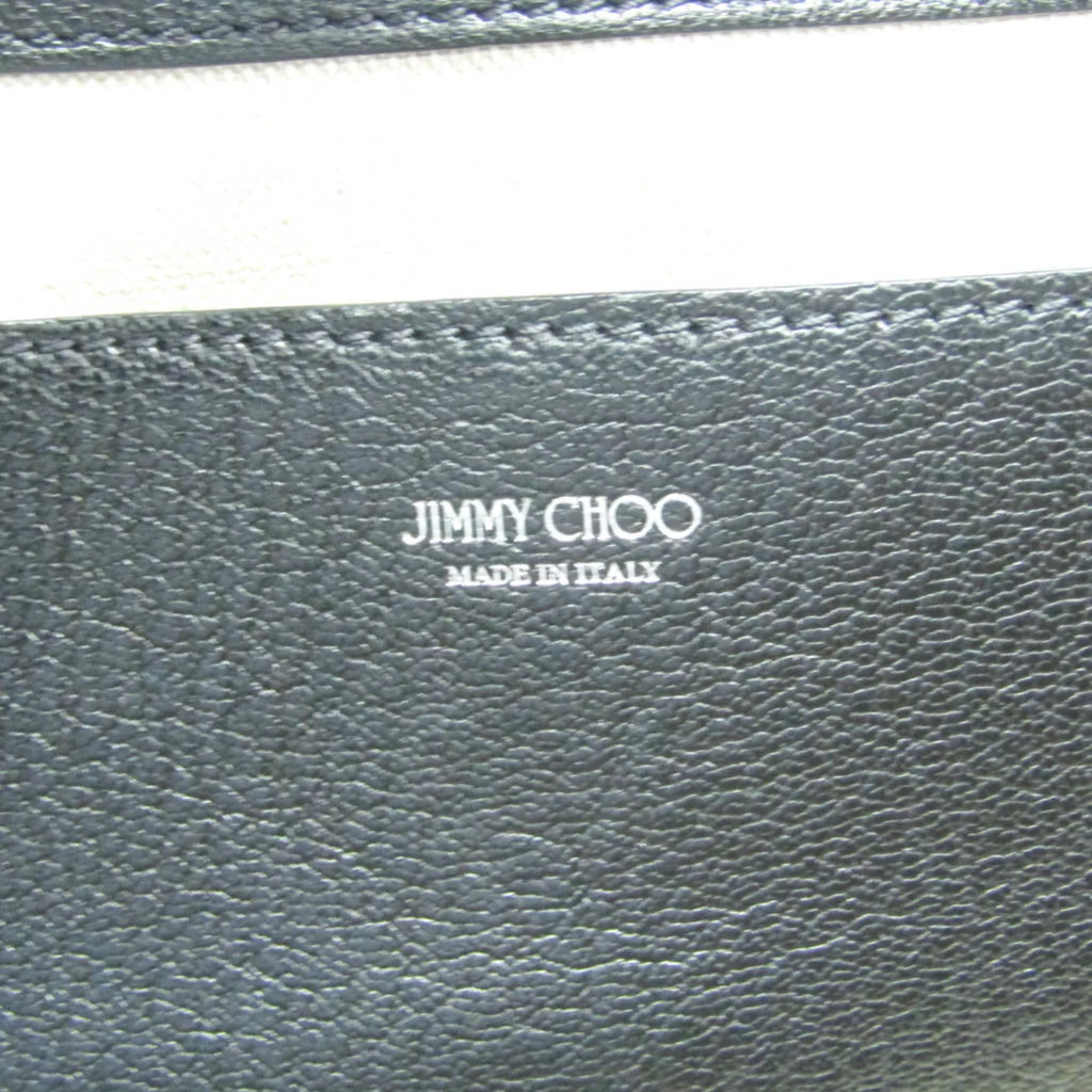 Pre-Owned Jimmy Choo Robin Women's Leather Sizehoulder Bag,Tote Bag Black (Good)