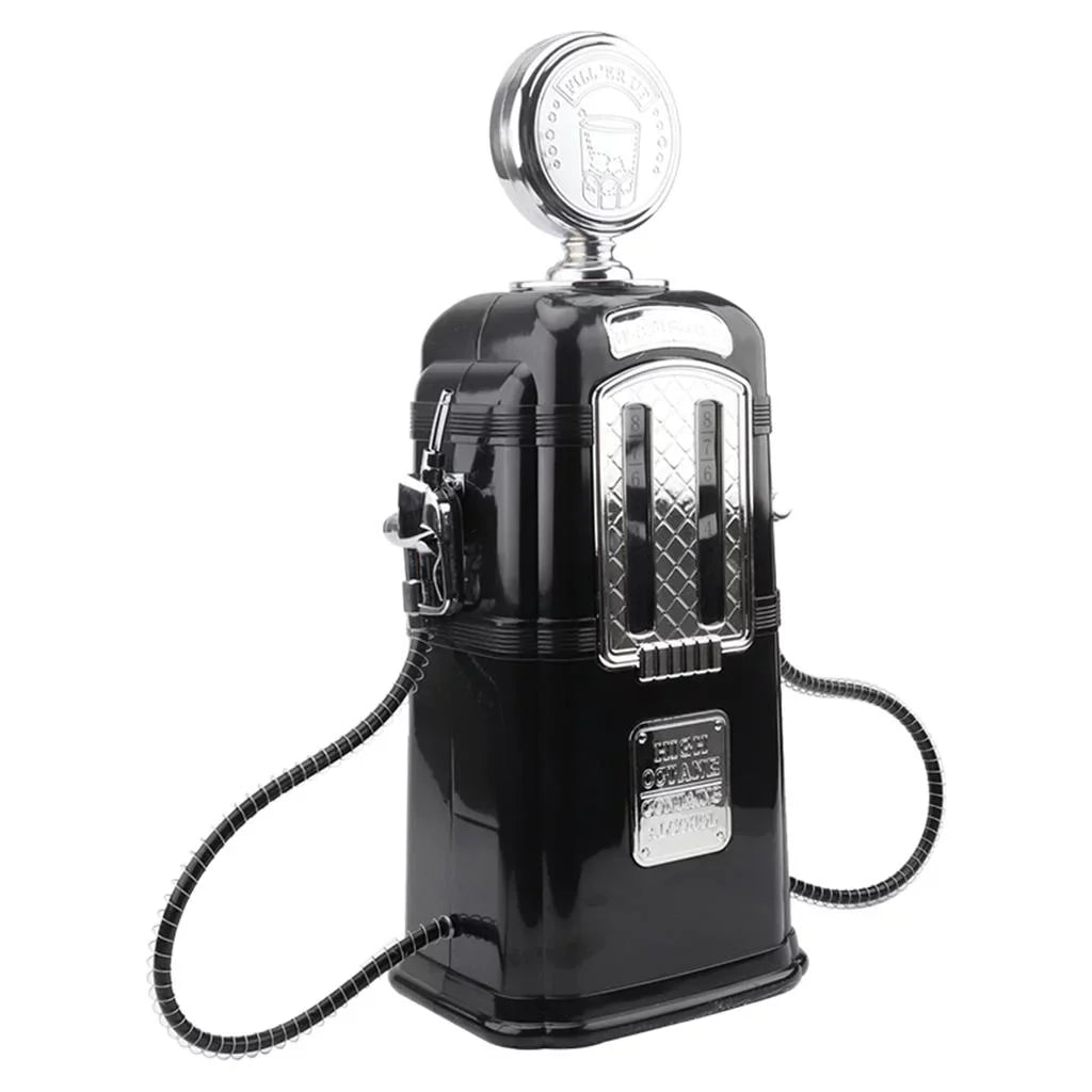 Dual Gas Sizetation Dispenser Gas Pump Vodka Beverage Dispenser Black