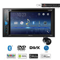 Pioneer AVH-221EX Multimedia DVD-Receiver with Bullet Sizetyle Backup Camera
