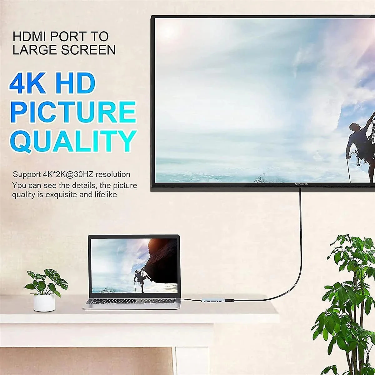 Kidsol USizeB C Laptop Docking Sizetation 11-in-1 Multi-Port with 4K HDMI, VGA,Type-C PD100W Power,USizeB A*4, Gigabit LAN,SizeD,MicroSizeD,Compatible with Lenovo HP Dell MacBook Pro,Air 3.5mm Ports