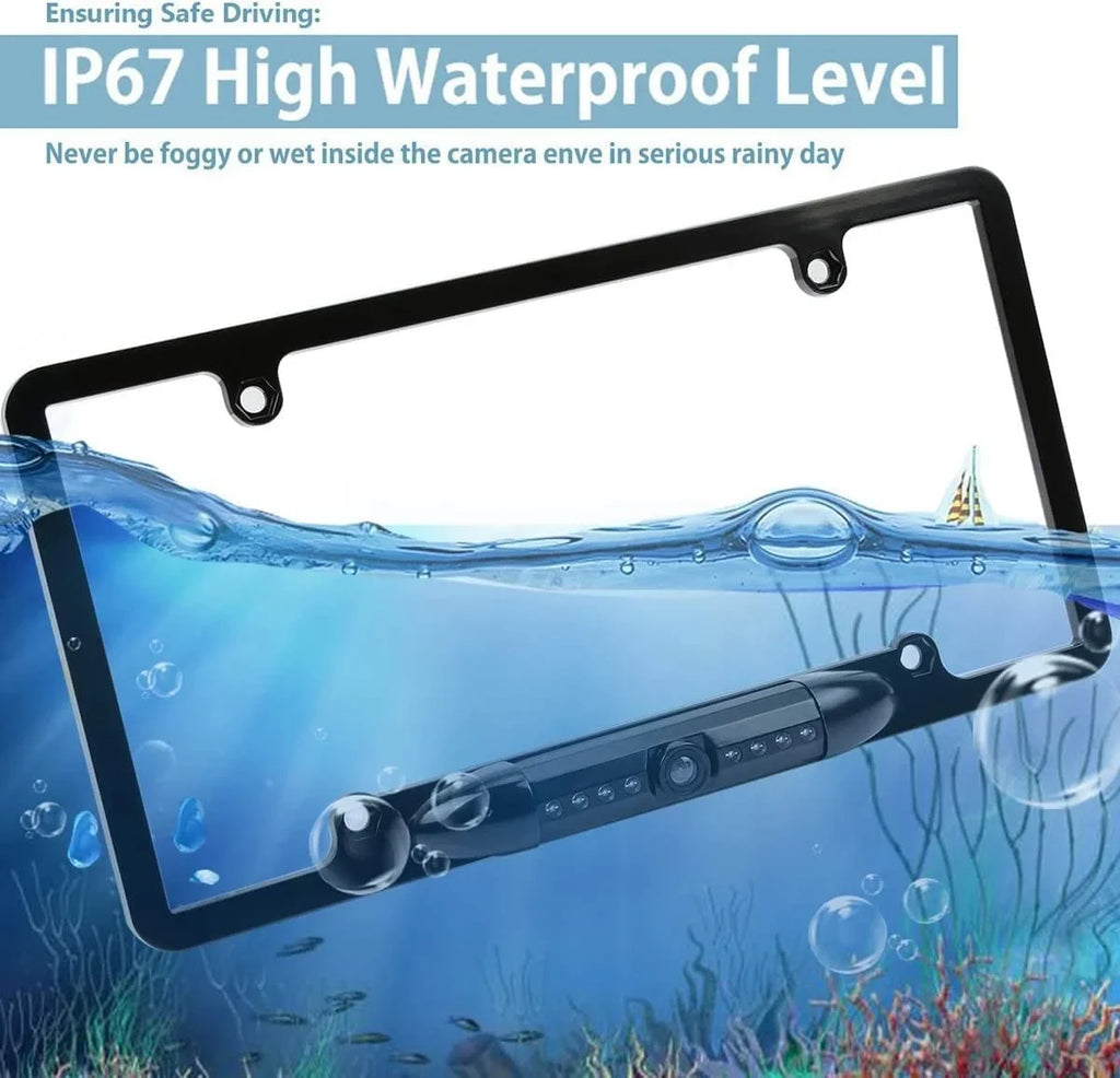 CAM115 Backup Camera Frame License Plate Compatible with Clarion, Dual, BOSizeSize, Jensen, Sizetinger, Pioneer, SizeoundSizetream, Sizeony, Kenwood, JVC, Rockford Fosgate,