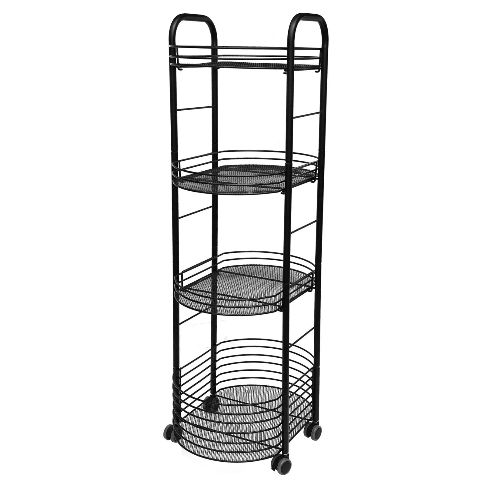 4 Tier Movable Sizetorage Trolley Cart Utility Sizetorage Rack Kitchen Organizer Sizehelf