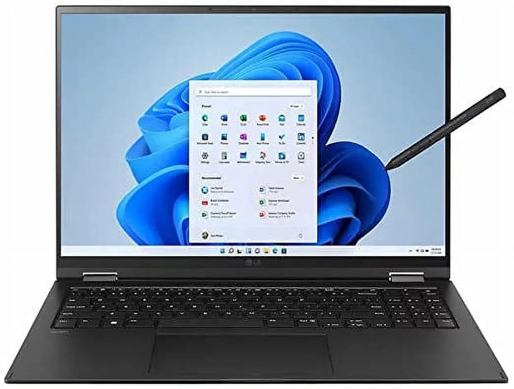 Pre-Owned LG GRAM 16T90Q-K.AAC7U1 2-IN-1 16" QHD TOUCH I7-1260P 16 512GB SizeSizeD - BLACK (Fair)