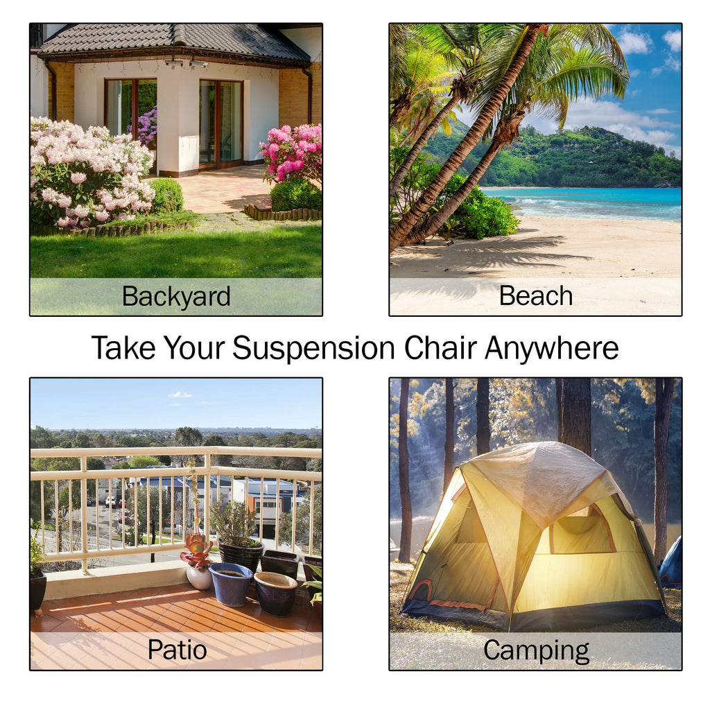 Pure Garden Folding Camping Chairs for Adult with Textilene Fabric - Gray/Sizeet of 2