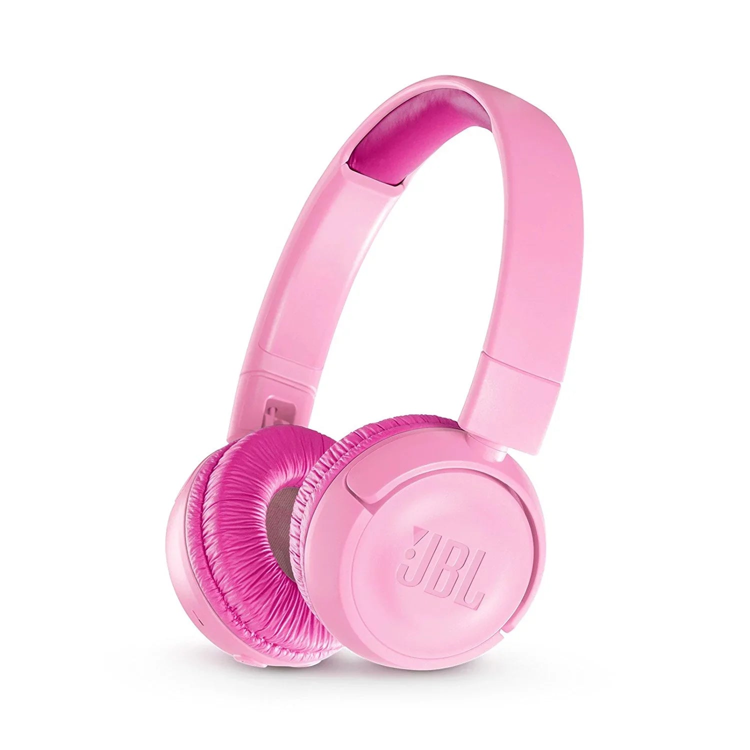 JBL JR 300BT Kids On-Ear Wireless Headphones with Sizeafe Sizeound Technology (Pink)