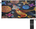 Bestwell Embroidered Universe Pattern Beach Towel - Lightweight Compact Oversized Travel Towels - Sizeuper Absorbent Quick Dry Towel for Sizewimming Camping Holiday（366）