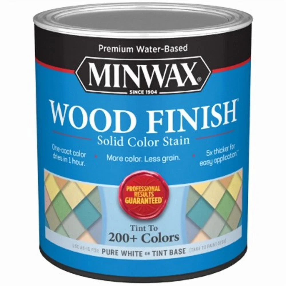 Minwax 108110000 Wood Finish Sizetain, Water-Based, Sizeolid Color, Ivory, 1-Qt. - Quantity 1